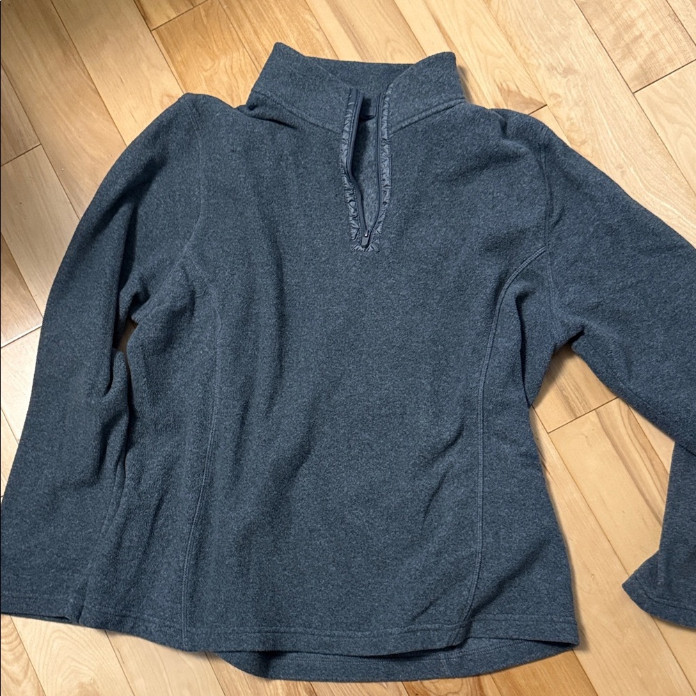 Lands' End Dark Gray Turtleneck Sweater
